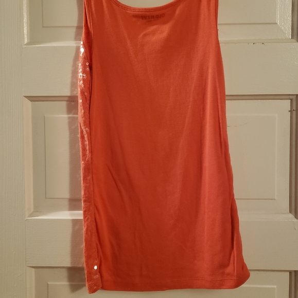 Orange sequined tank top - Picture 5 of 5